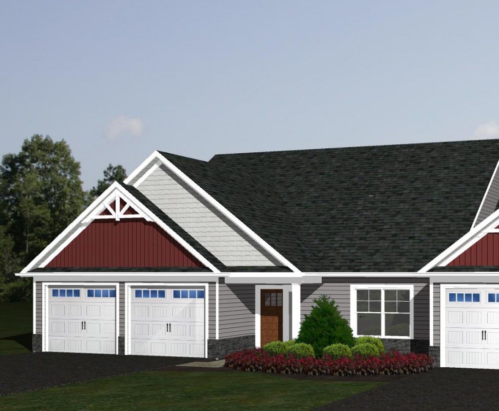 Villas at Featherton Model Exterior