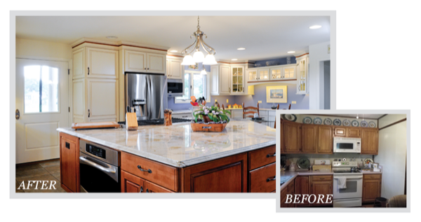 before and after kitchen remodeling photos