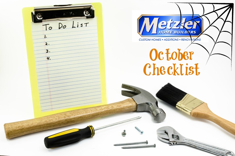 Home Maintenance Checklist – October 2015