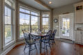 dining area near large custom windows