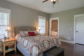 Bedroom with master bath in the background