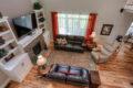 looking down into the living room area from the 2nd floor