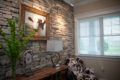 stone wall feature