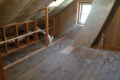 before photo of an attic