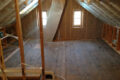 before photo of an attic