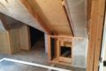 before photo of an attic