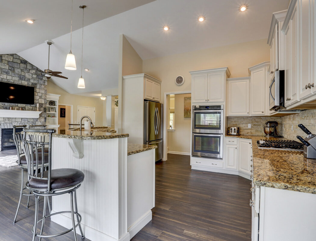 a new metzler kitchen with bar