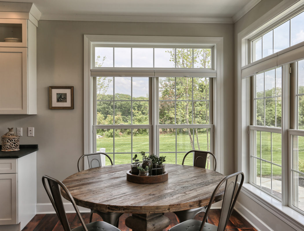 country farmhouse dining area