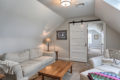 country farmhouse attic seating area