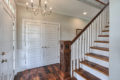 country farmhouse staircase and closet