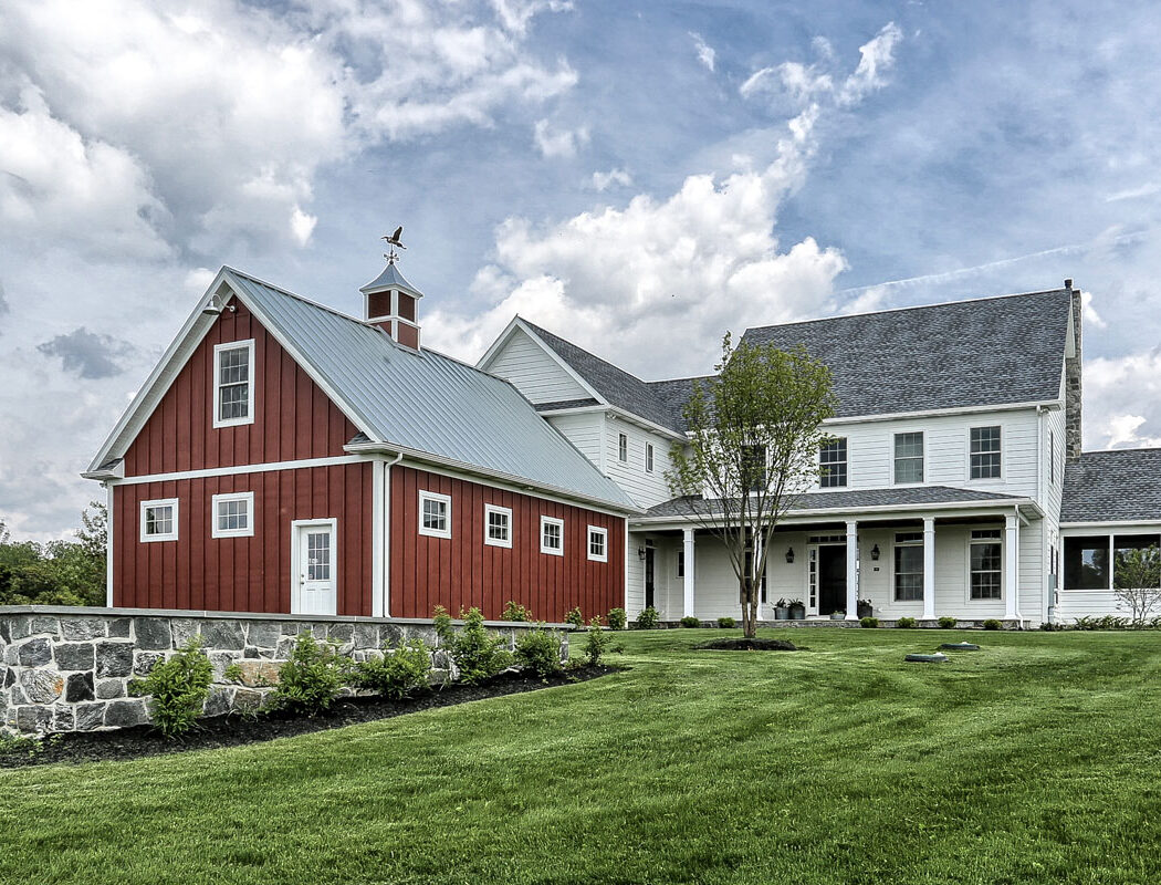 country farmhouse exterior