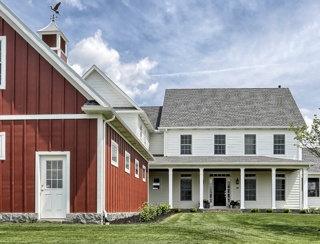 country farmhouse exterior