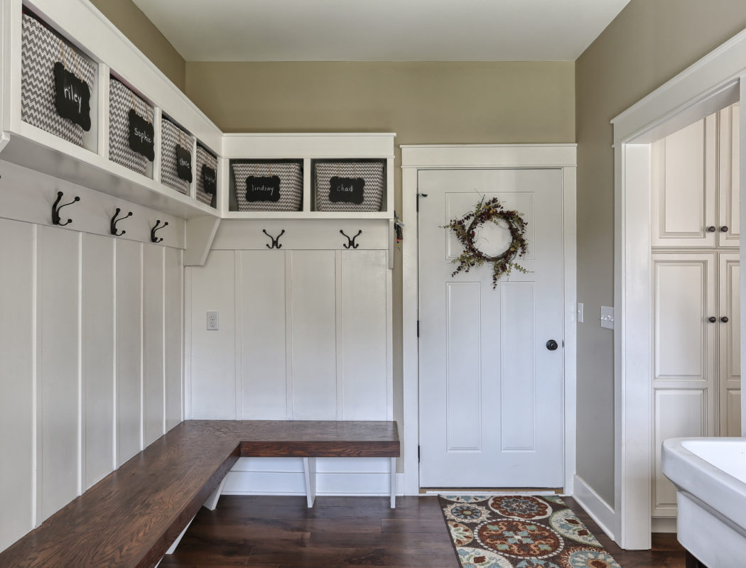 custom mudroom