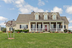 custom designed home exterior