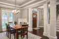 entry way and dining area - Built by Metzler Home Builders