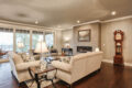 living room and fireplace area - Built by Metzler Home Builders