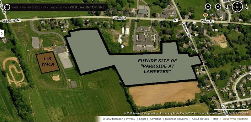 Parkside at Lampeter plot plan