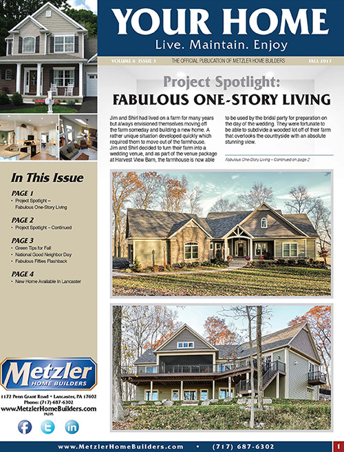 Metzler 'Your Home' Newsletter PDF cover for Volume 6 Issue 3